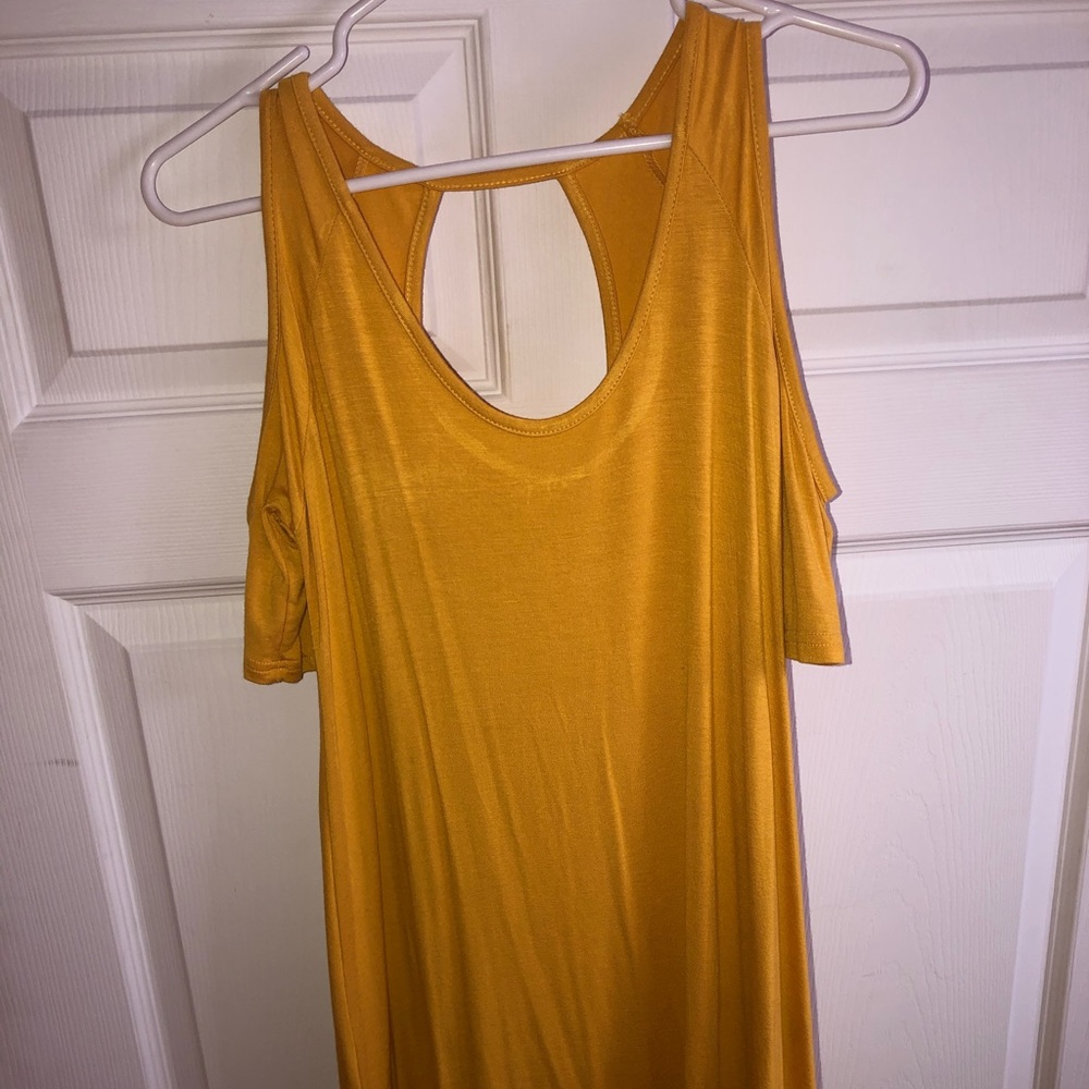 Yellow summer dress